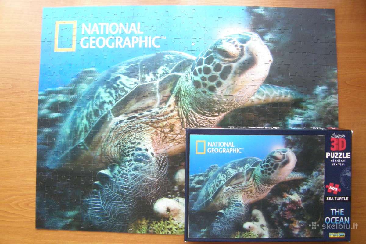 Dėlionė National Geographic ,Sea Turtle" 500 - nuotraukos Nr. 2