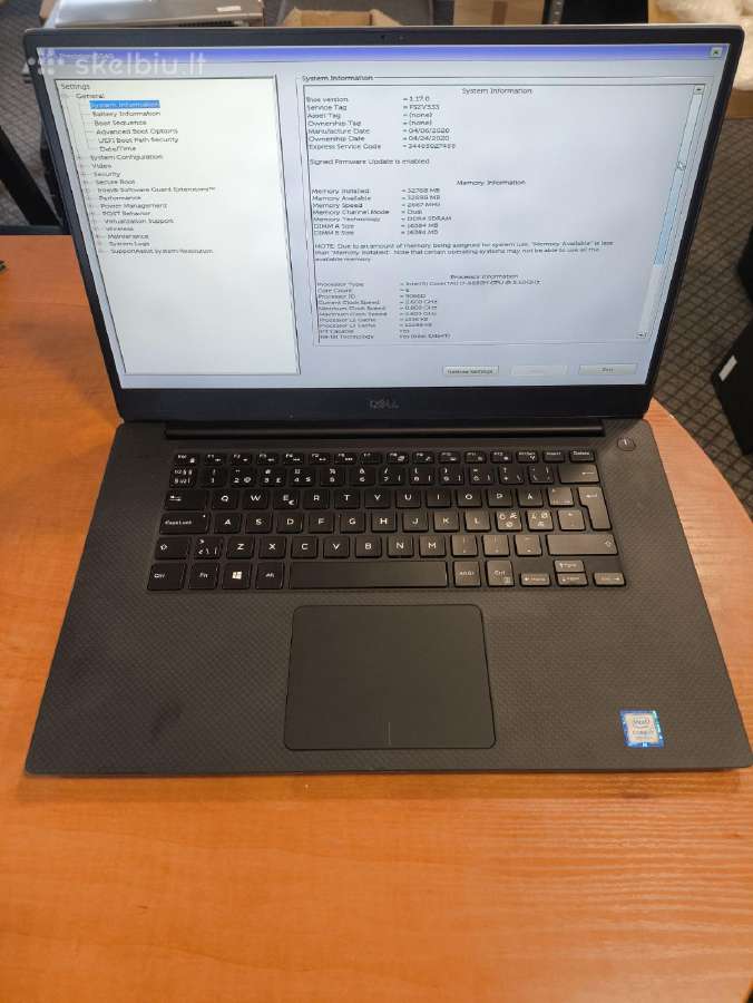 Precision 5540 15.6 Fhd Ips i7-9850h 32gb T2000 4G