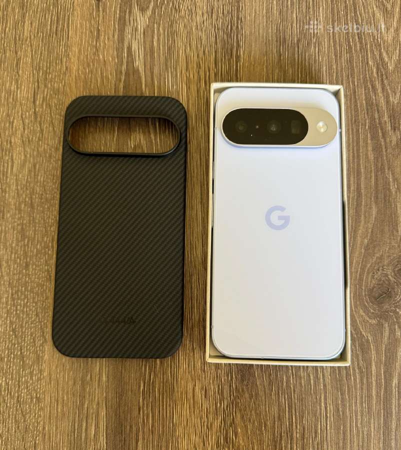 Google Pixel 10, 256gb, baltas. Daug priedų