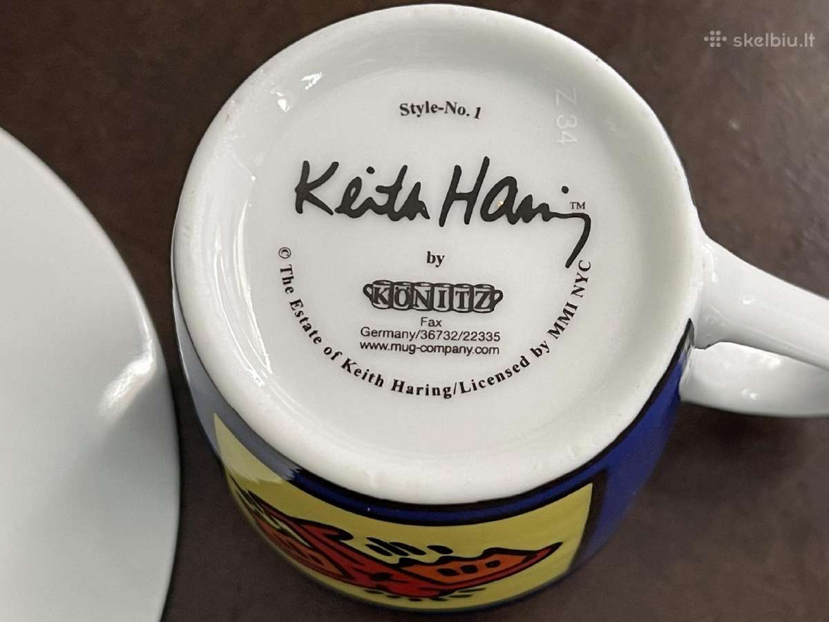 „Könitz Keith Haring“ porcel. espresso rinkinys - nuotraukos Nr. 8