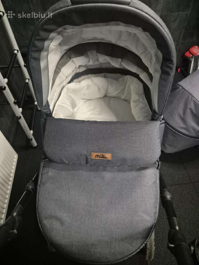Milli Way Plus 3 in 1 Vėžimėlis ir Isofix kėdutė - nuotraukos Nr. 6