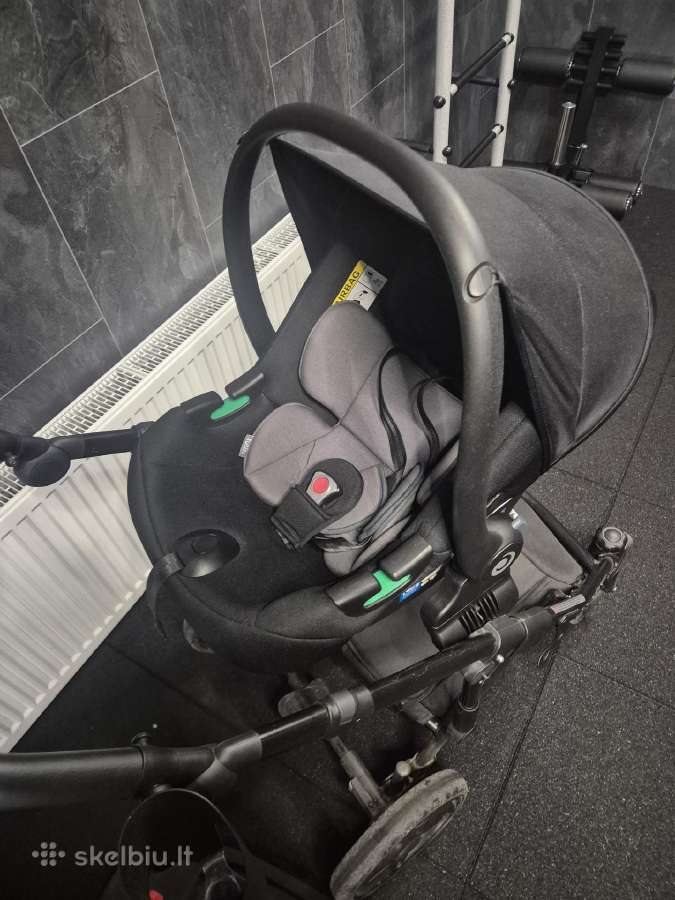 Milli Way Plus 3 in 1 Vėžimėlis ir Isofix kėdutė - nuotraukos Nr. 8