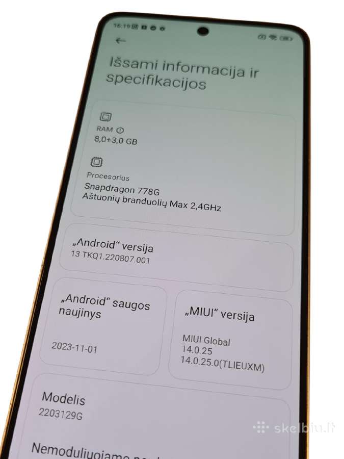 Xiaomi 12 Lite 5G + 3 mėn. garantija - nuotraukos Nr. 3