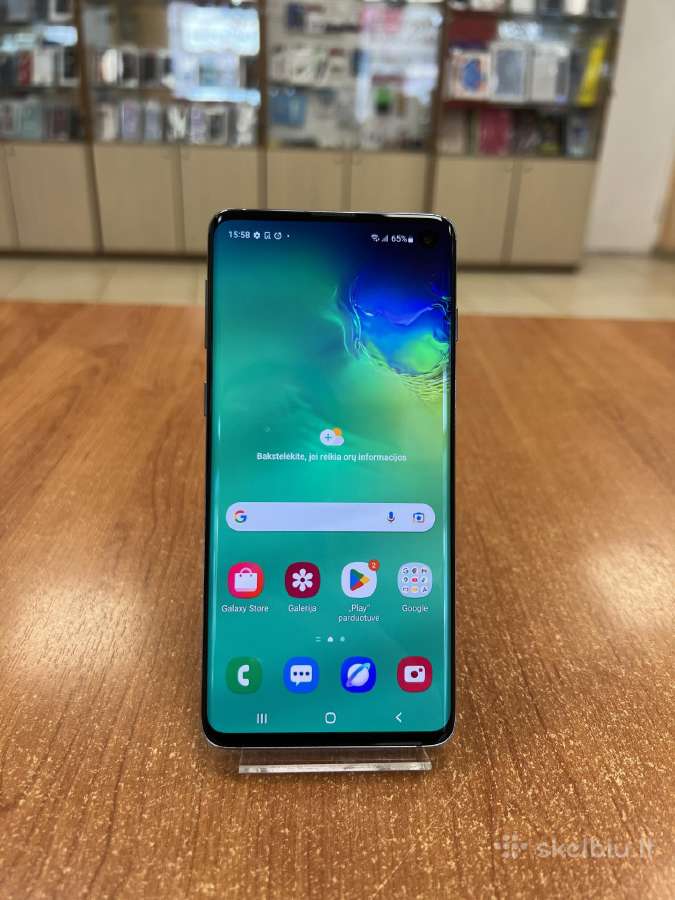 Samsung G973 Galaxy S10 128gb (naudotas)