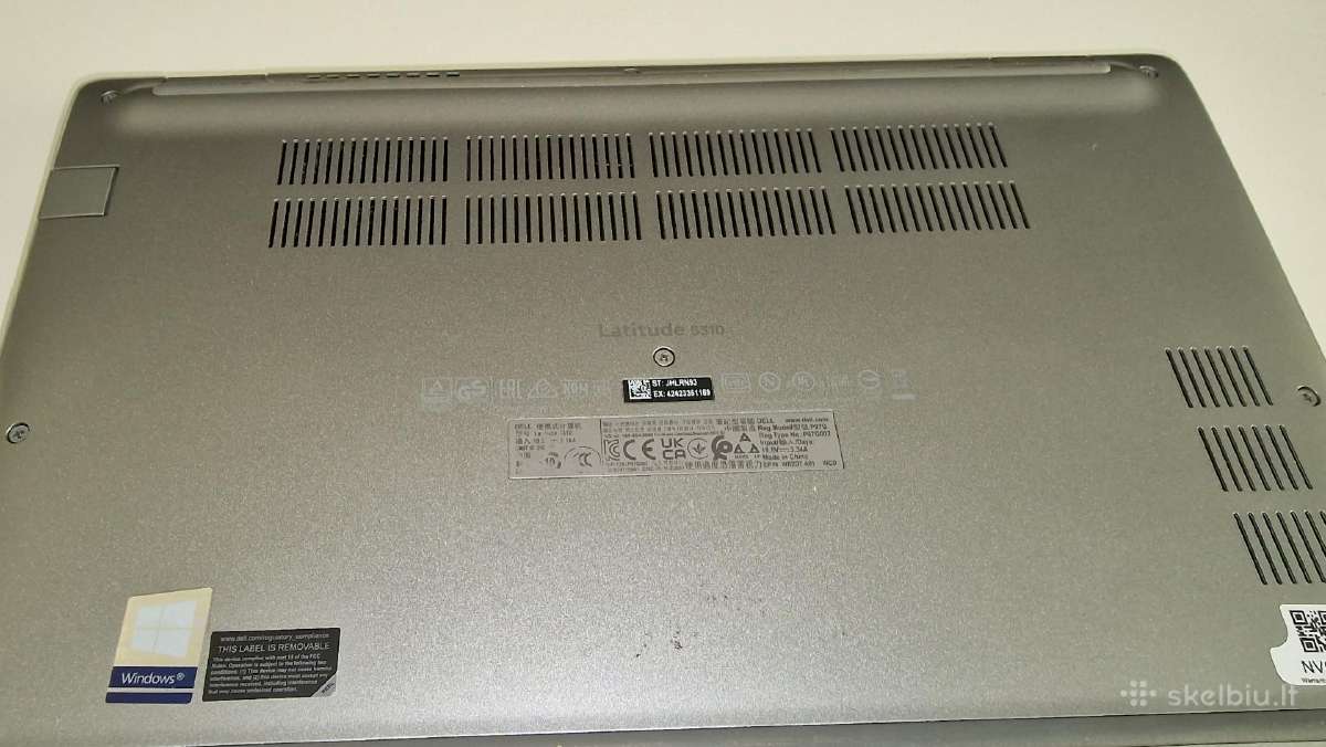 Dell 5310 i5-10310u 32gb 960gb - nuotraukos Nr. 7