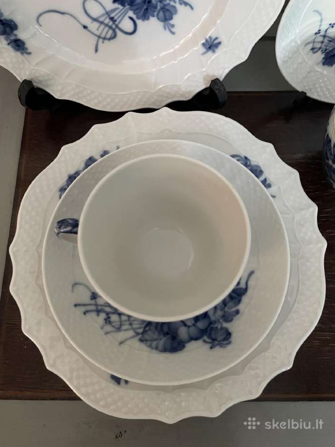 Vintažiniai Royal Copenhagen kavos trio (6 vnt.) - nuotraukos Nr. 6
