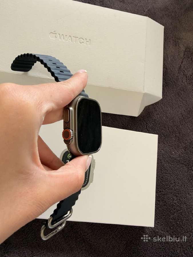 Apple Watch Ultra 2 49 mm Titanium + Original Ocea - nuotraukos Nr. 2