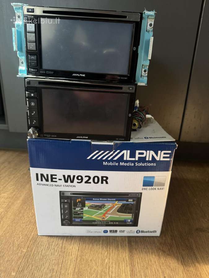 Multimedia Alpine Ine-w920(neveiki) ir Ine-w970bt
