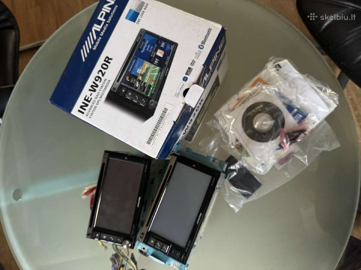 Multimedia Alpine Ine-w920(neveiki) ir Ine-w970bt - nuotraukos Nr. 3