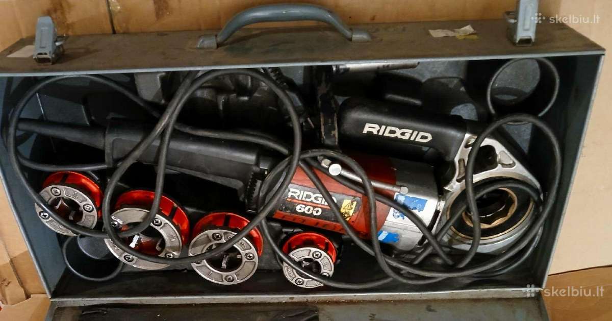Ridgid 600 Sriegiklis Sriegtuvas - nuotraukos Nr. 2