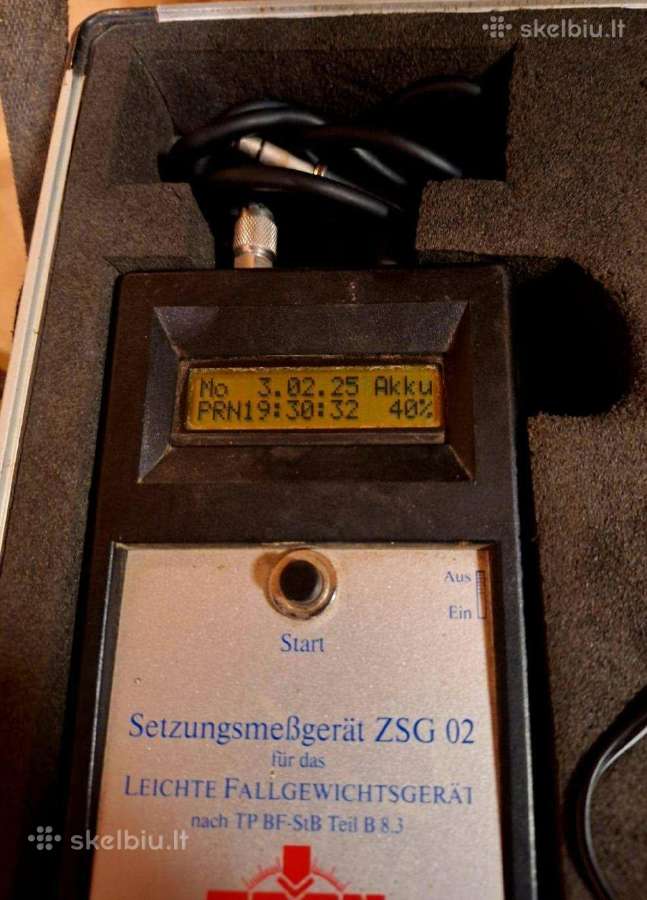 Grunto tankio matuoklis Grunto sutankinimo Zorn - nuotraukos Nr. 2