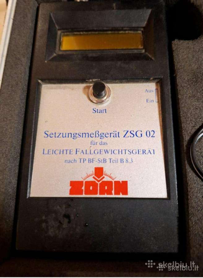 Grunto tankio matuoklis Grunto sutankinimo Zorn - nuotraukos Nr. 3
