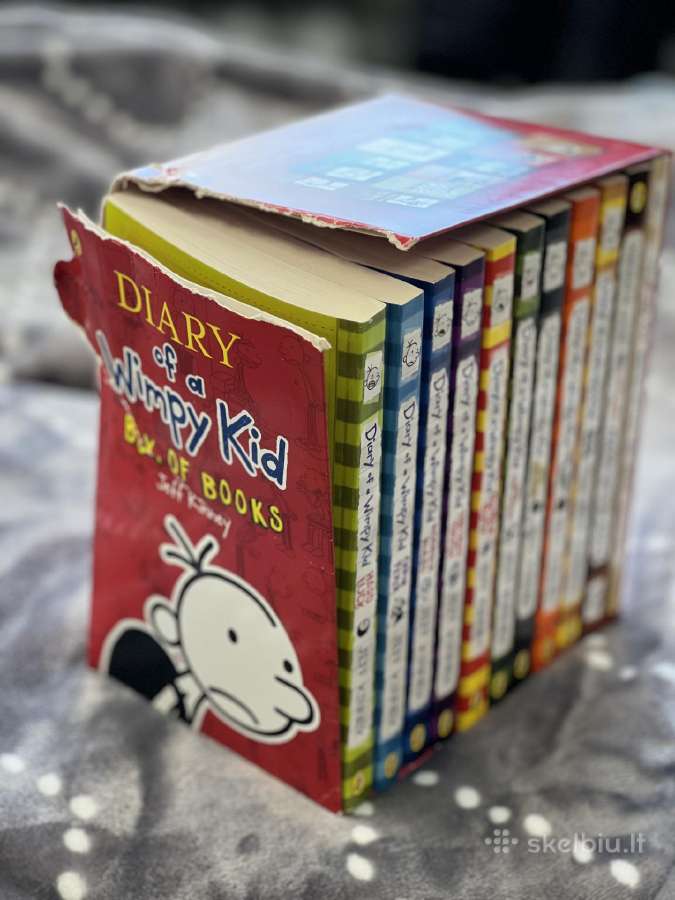 Diary of a Vimpy Kid knygų rinkinys - nuotraukos Nr. 7