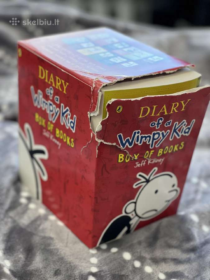 Diary of a Vimpy Kid knygų rinkinys - nuotraukos Nr. 8
