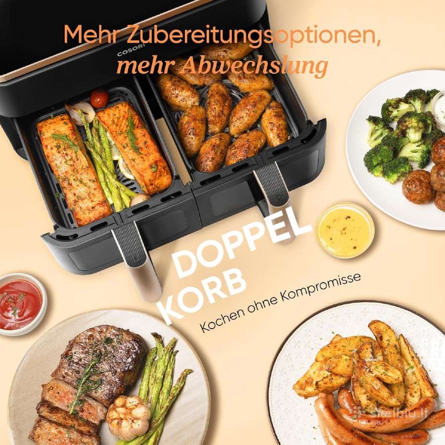 Cosori XXL karšto oro gruzdintuvė 8,5l - nuotraukos Nr. 3