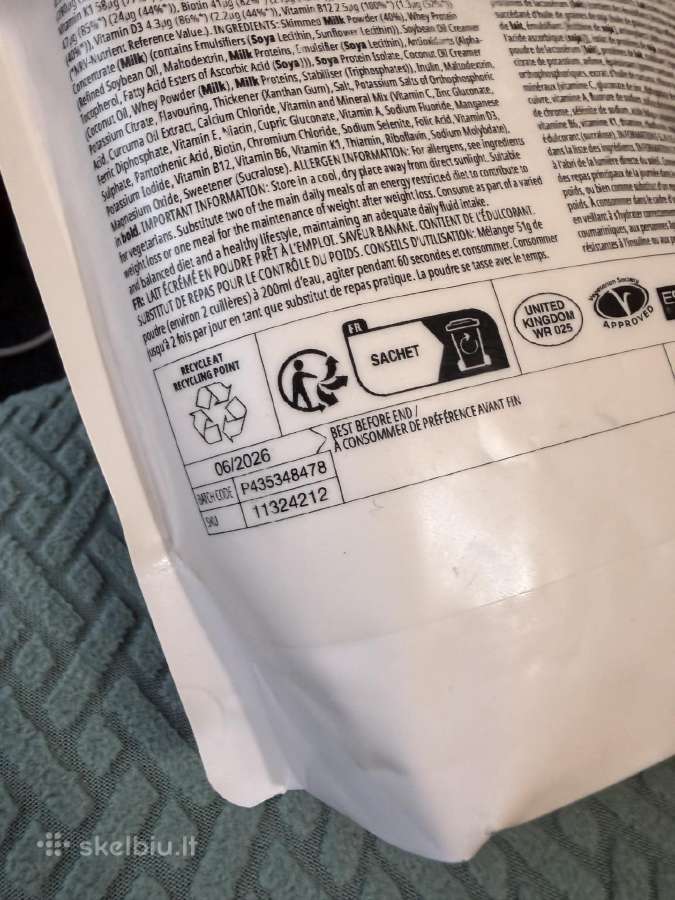 Myprotein Dietinis maisto pakaitalų mišinys 500g. - nuotraukos Nr. 2