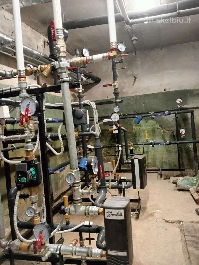 Šilumos punktų, pramoninės santechnikos ir gaisrin