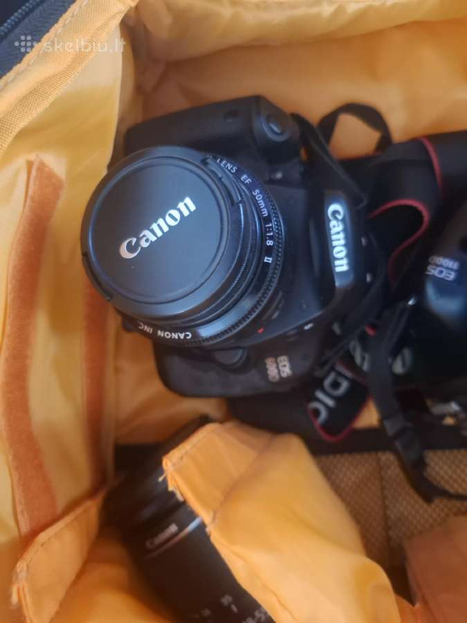 Canon EOS 600d + Canon EOS 1100d + objektyvai - nuotraukos Nr. 2