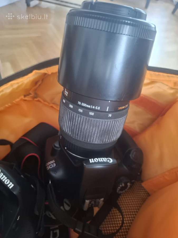 Canon EOS 600d + Canon EOS 1100d + objektyvai - nuotraukos Nr. 4