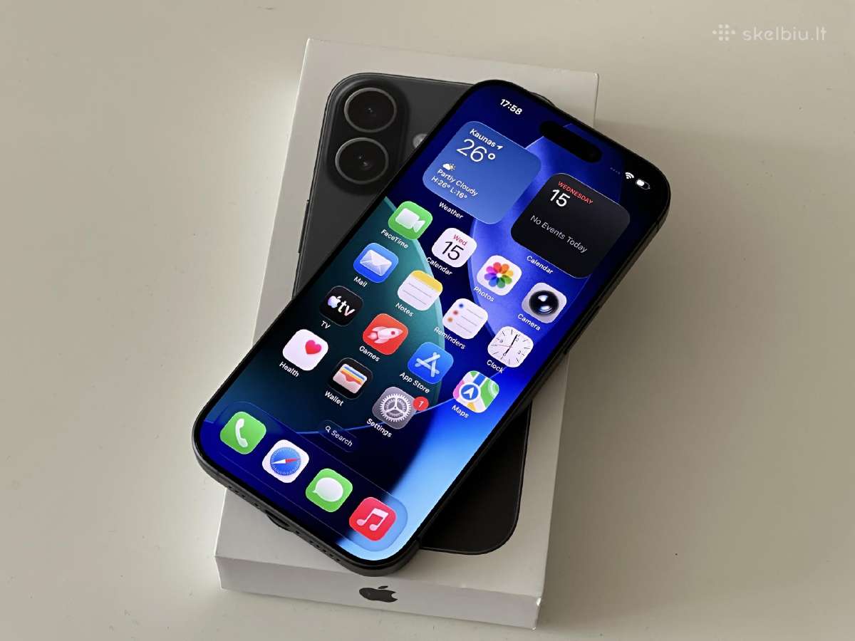 Parduodu naują iPhone 17 Black 256gb