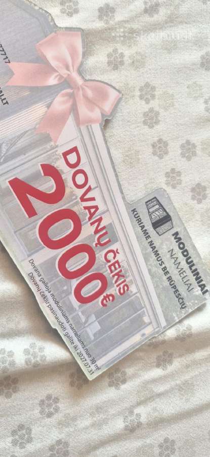 Dovanų čekis