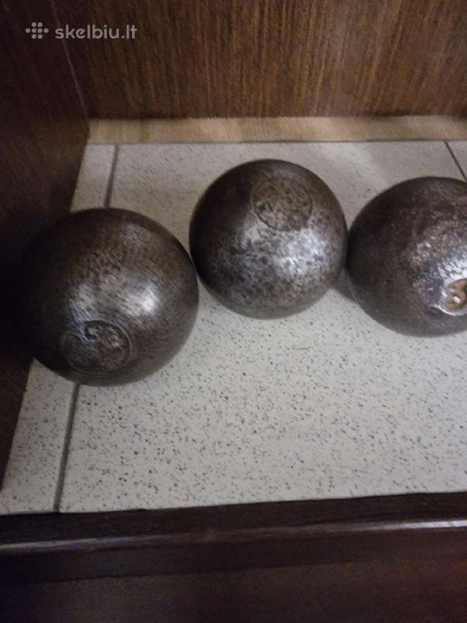 Metaliniai rutuliai 3kg,3kg,3kg,4kg,7kg. - nuotraukos Nr. 3