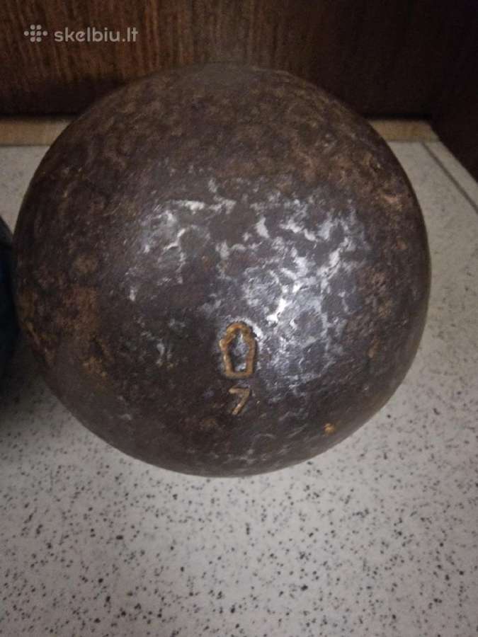 Metaliniai rutuliai 3kg,3kg,3kg,4kg,7kg. - nuotraukos Nr. 5