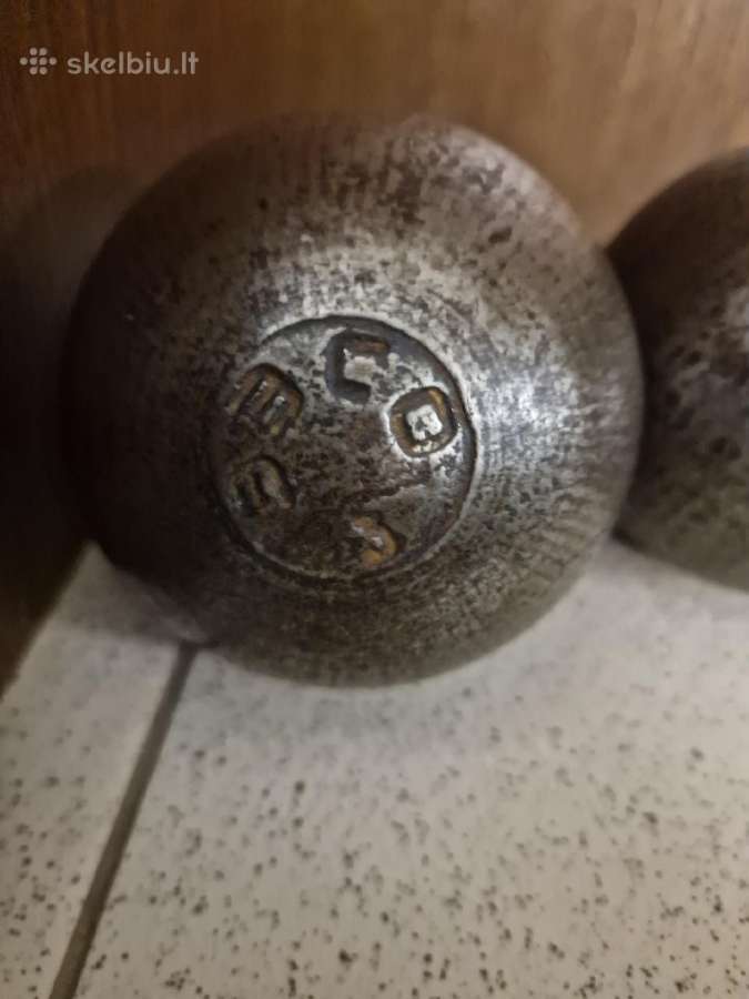Metaliniai rutuliai 3kg,3kg,3kg,4kg,7kg. - nuotraukos Nr. 6