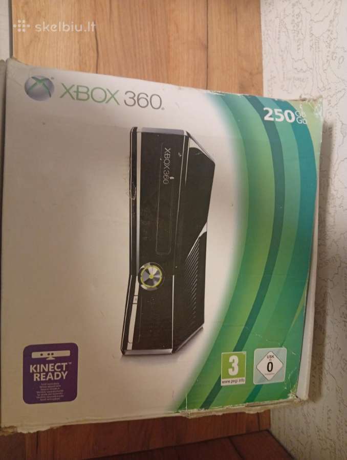 Xbox 360, su televizoriu + žaidimai