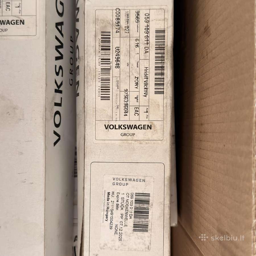 Originalus VW/audi 3.0 Tdi skirstymo velenas