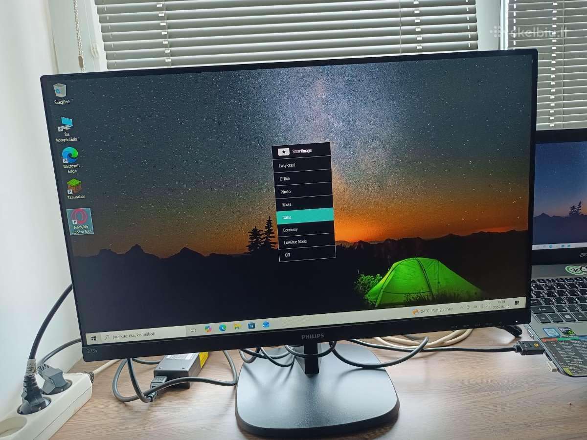 Philips 273v7qjab/00 monitorius
