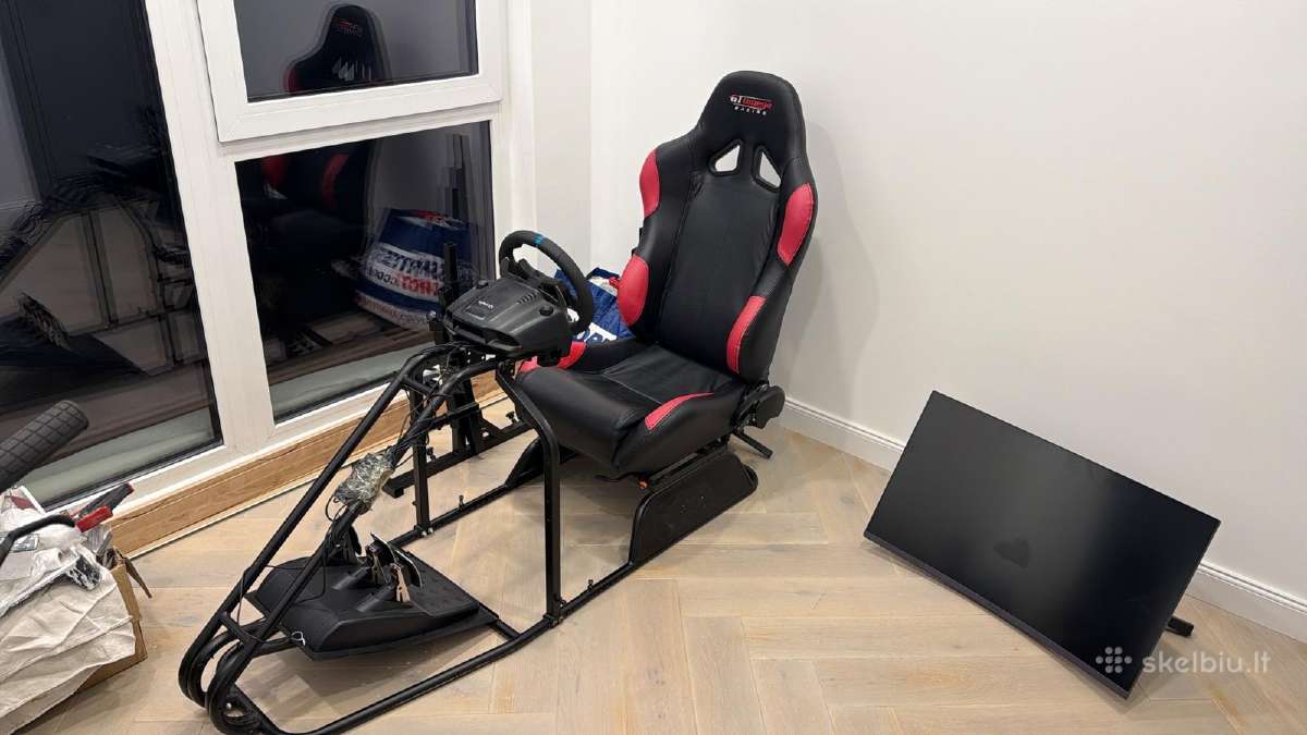 Logitech G29 + GT Omega Racing simuliatorius + LG