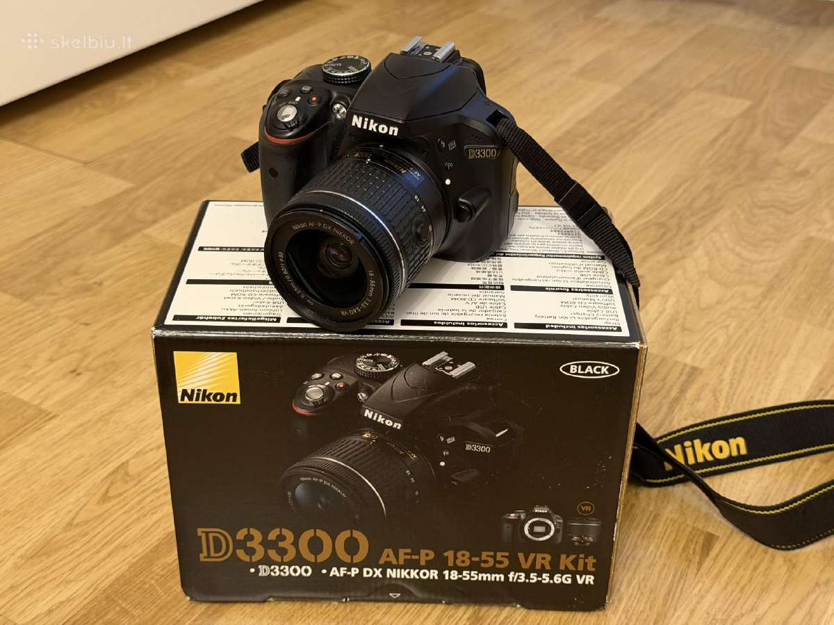 Nikon D3300 / Af-p 18-55mm / Dslr / 17.5k kadrų