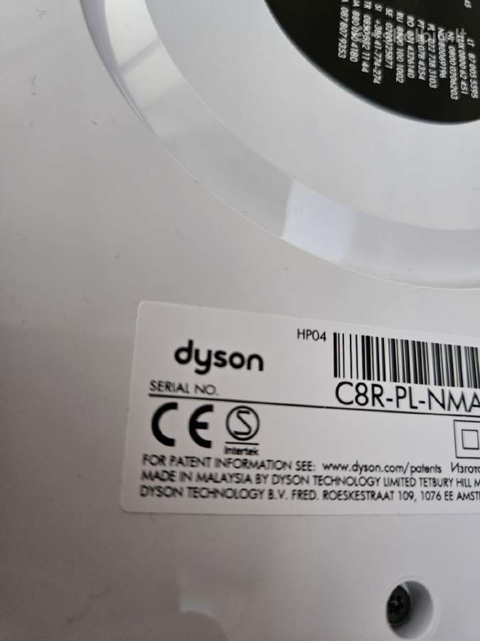 Dyson Pure Hot+cool Hp04 oro valytuvas - nuotraukos Nr. 6