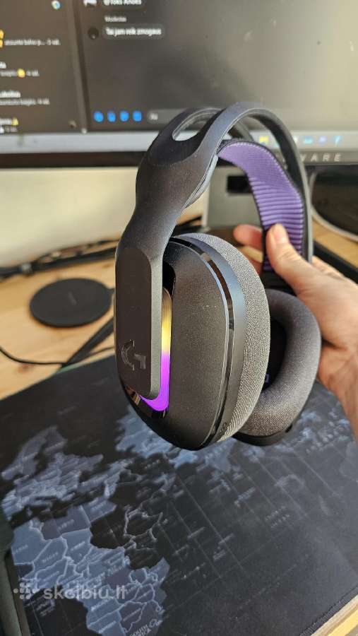 Logitech G522 Lightspeed belaidės ausinės