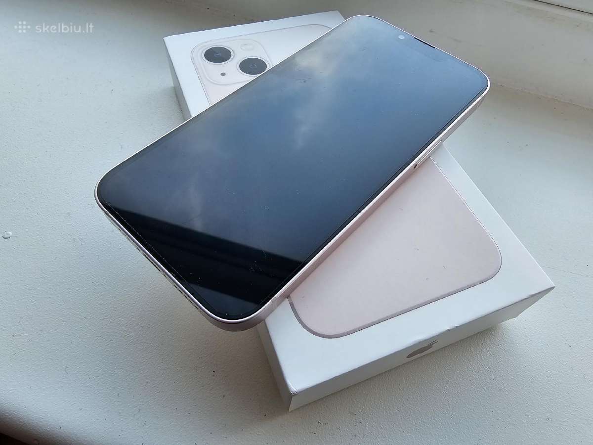 iPhone 13 pink 128 GB 10/10 battery 82%