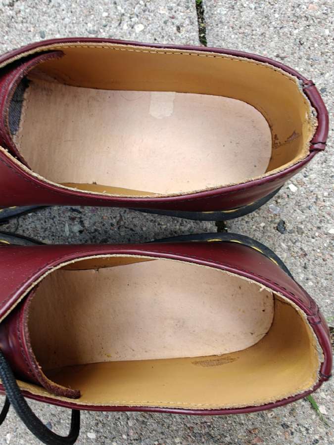 Dr. Martens 1461 Smooth Oxford Cherry Red batai - nuotraukos Nr. 3