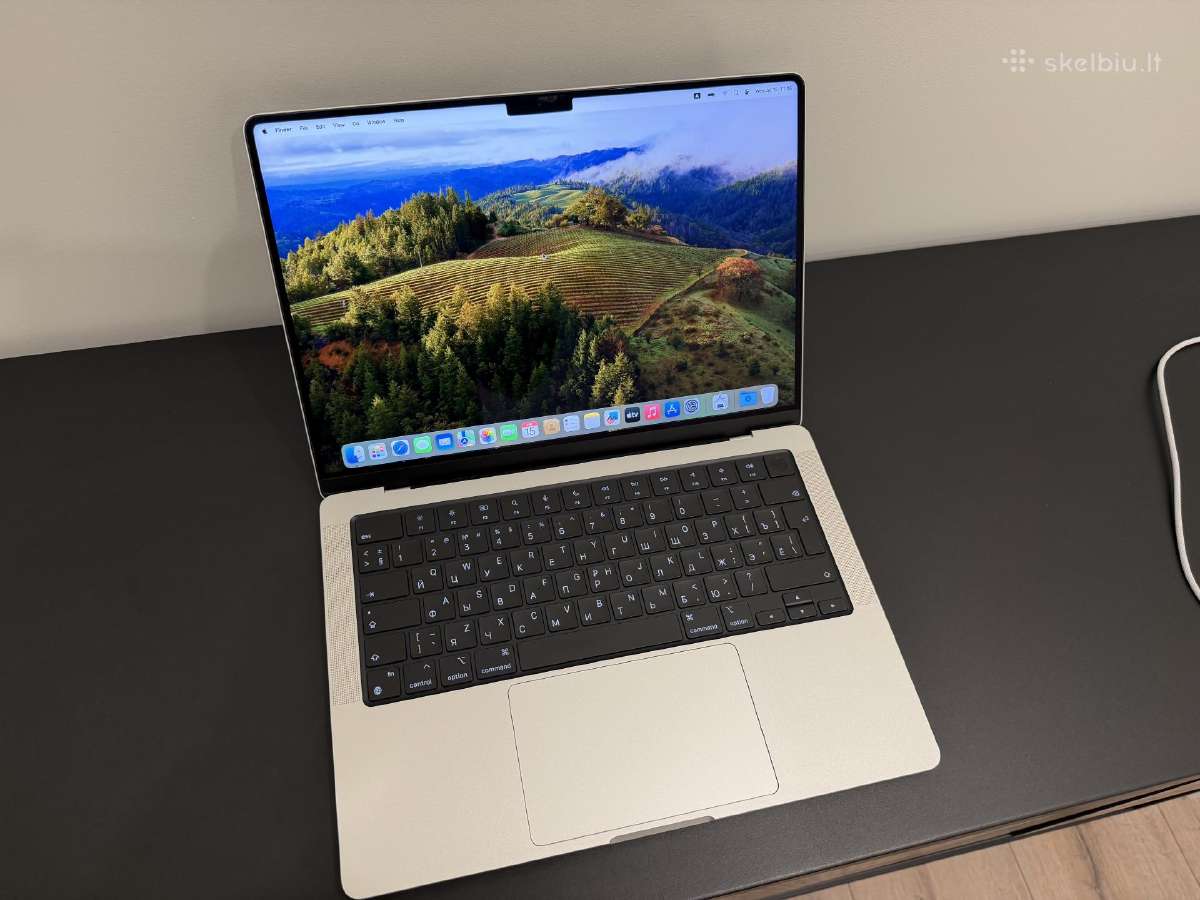MacBook Pro 14-inch M1 Pro, 16 GB, 1 TB, 96% bater