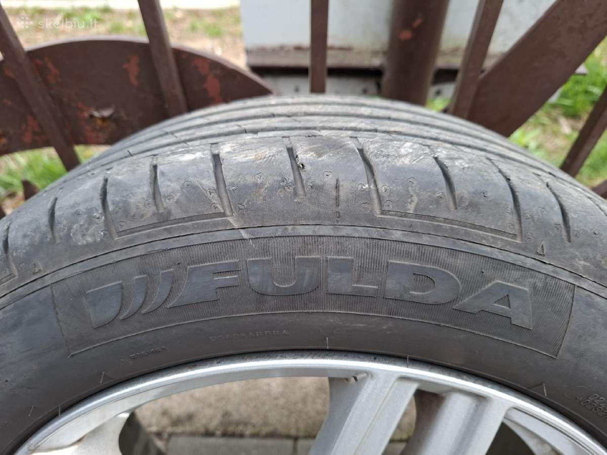 VW ratai R16,su beveik naujom Fulda padangom - nuotraukos Nr. 3
