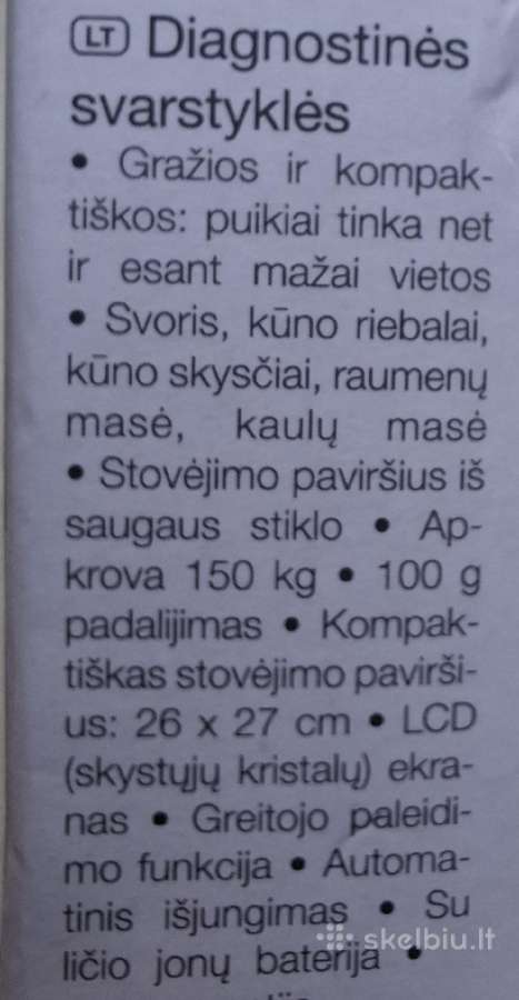 Svarstyklės - nuotraukos Nr. 3