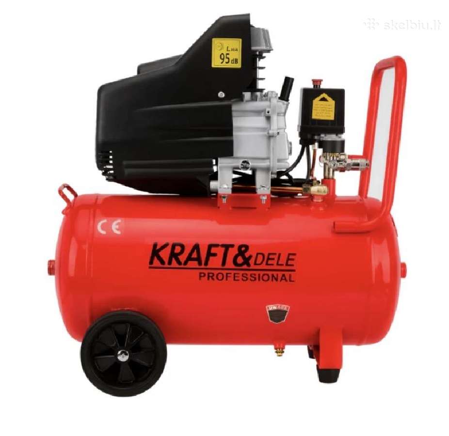 Oro Kompresorius Kraft&dele Kd401 50l 2.8 Kw 8 Bar - nuotraukos Nr. 3