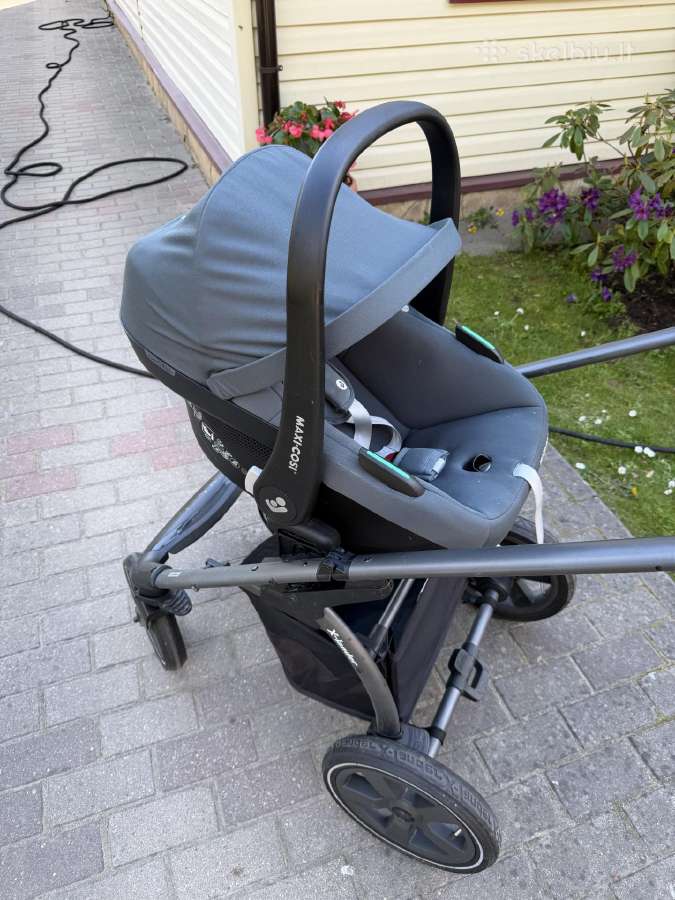 Vežimėlis x lander x move + autokėdutė maxi cosi - nuotraukos Nr. 8