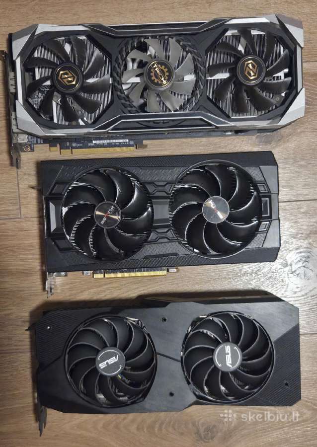 Nvidia Rtx2070 8gb, Asus Dual rx5700 8gb - nuotraukos Nr. 3