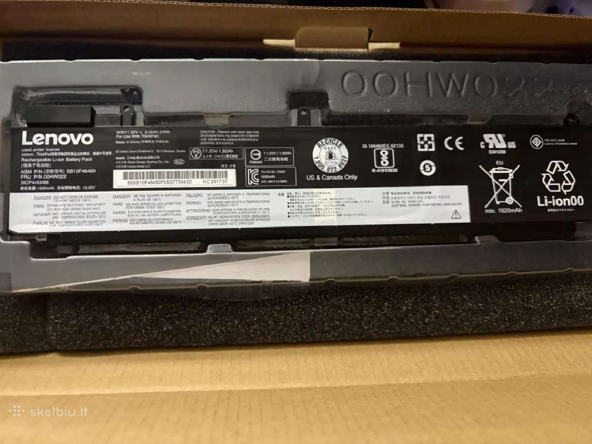 Lenovo Thinkpad Baterija
