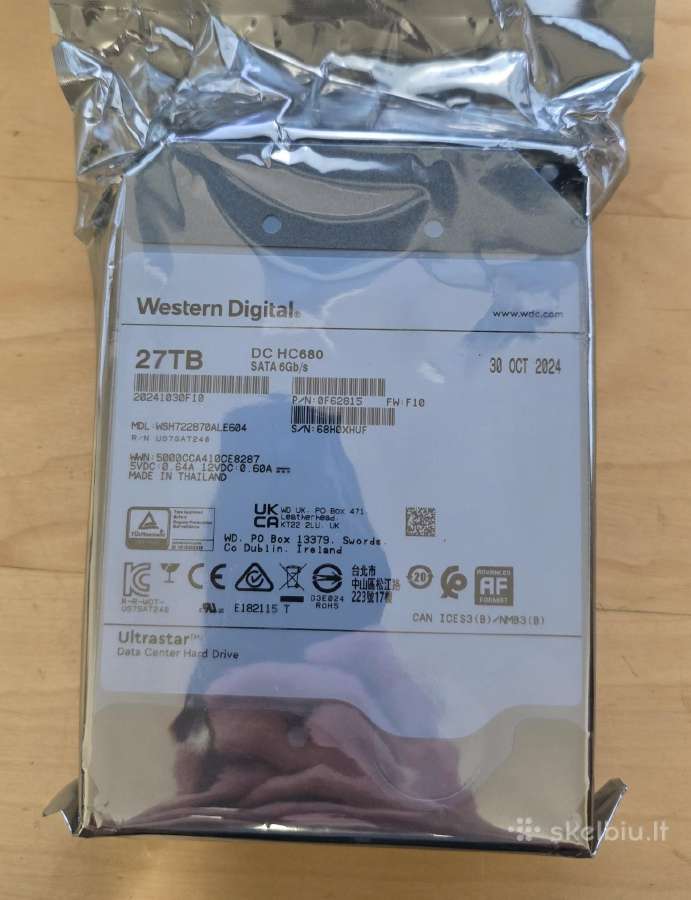 2.5" 3.5" Sata HDD 1tb 2tb 3tb 4tb 6tb 8tb 10-32tb - nuotraukos Nr. 2