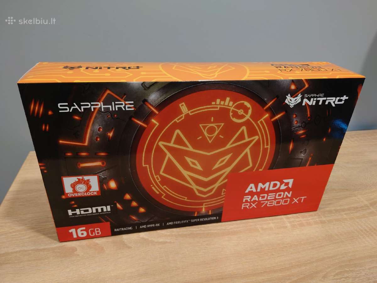 Sapphire Nitro+ Rx 7800 XT 16gb