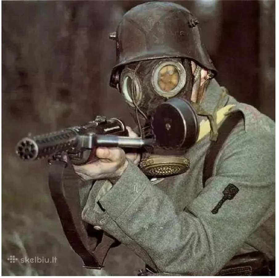 I-jo pasaul. Vokiškas M18 M1916 plieninis šalmas - nuotraukos Nr. 6