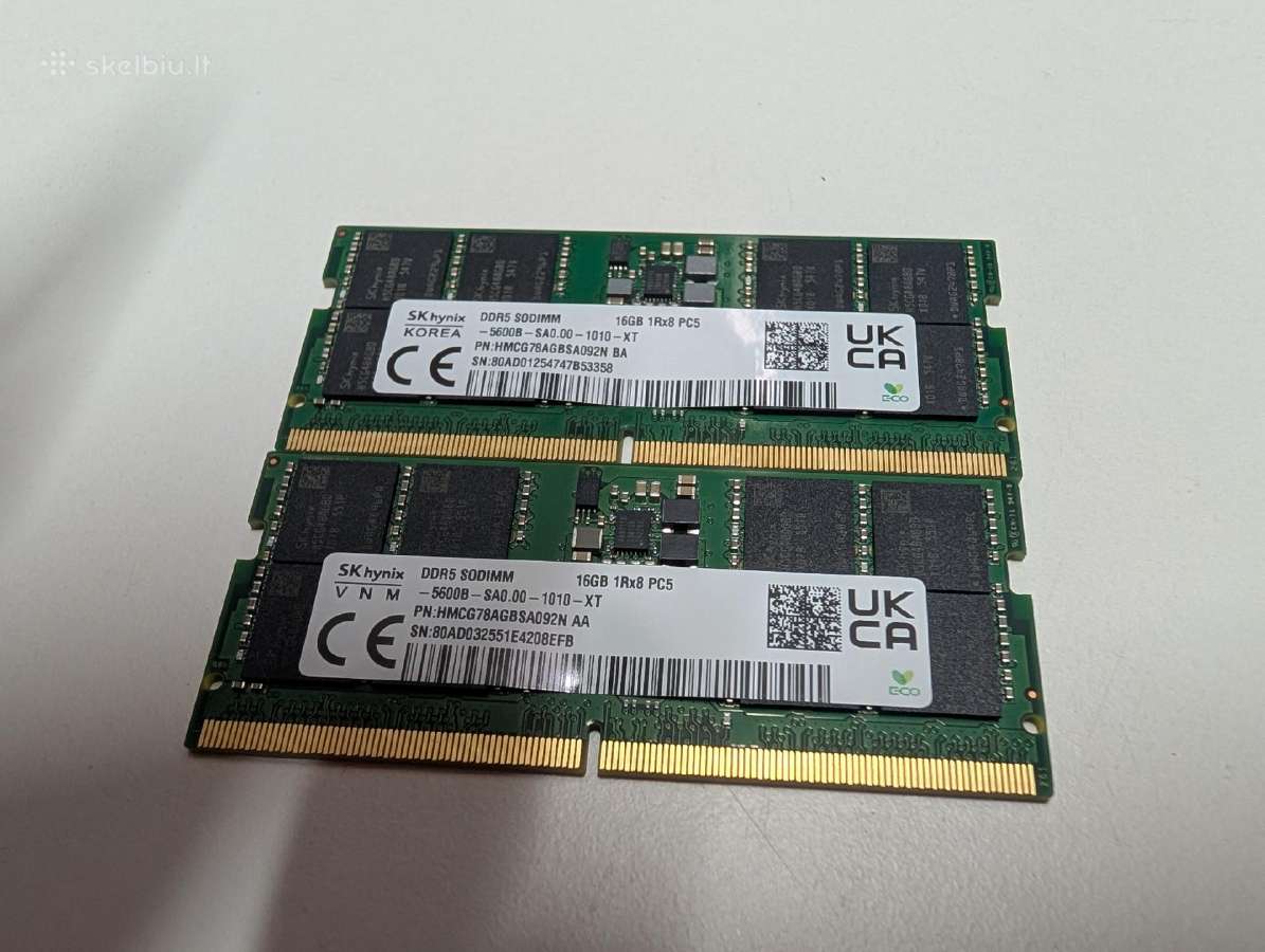 32gb Ddr5 RAM 5600 Sodimm 2x16gb