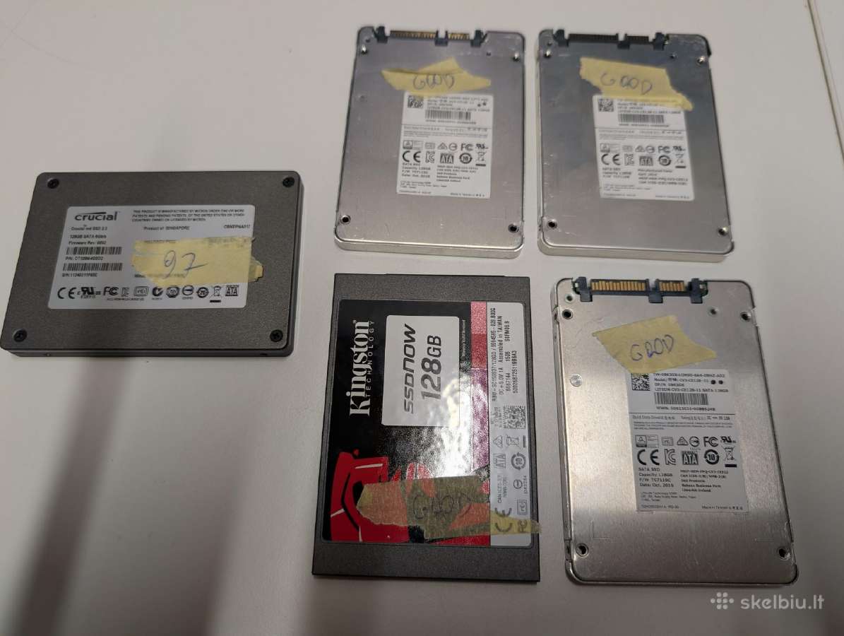 5vnt 128gb SSD diskai