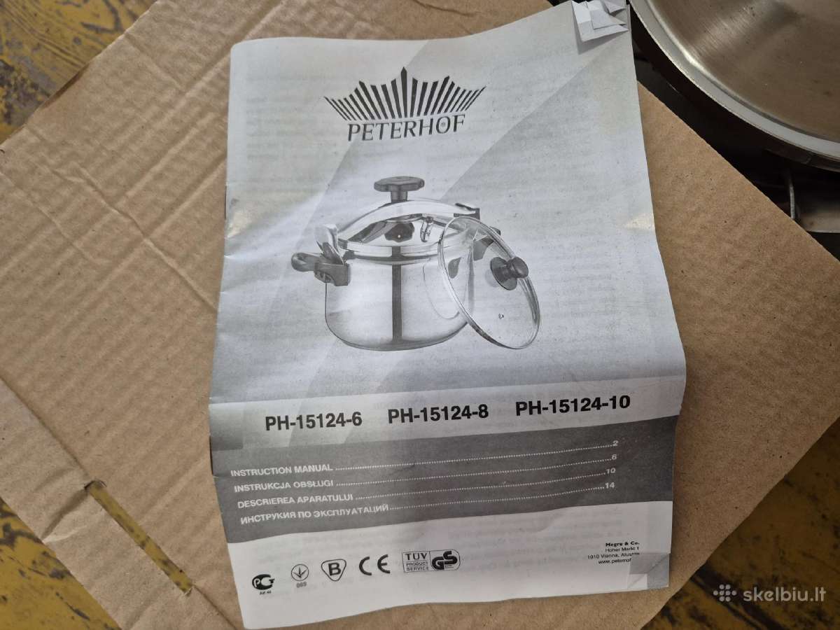 Peterhof greitpuodis 6,0 l Ph-15124-6€ - nuotraukos Nr. 3